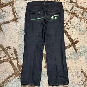 Vintage Enyce Baggy Jeans Size 40x32 Y2K Wide Leg Black